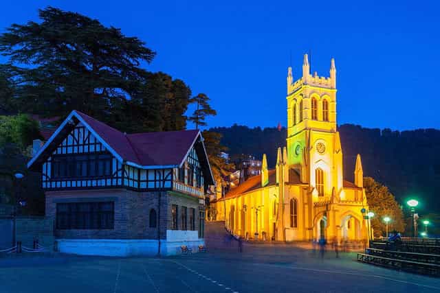 Shimla-Top 10 Hill Stations in North India