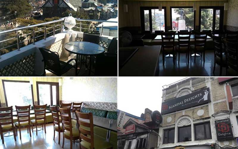 Scandal Delights Cafe Bar Dine in Shimla